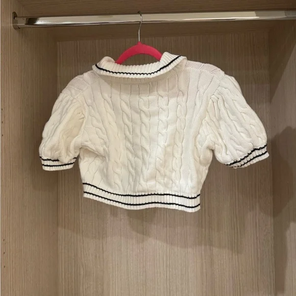 Fashion Nova Cable Knit Cardigan Top - Picture 2 of 4